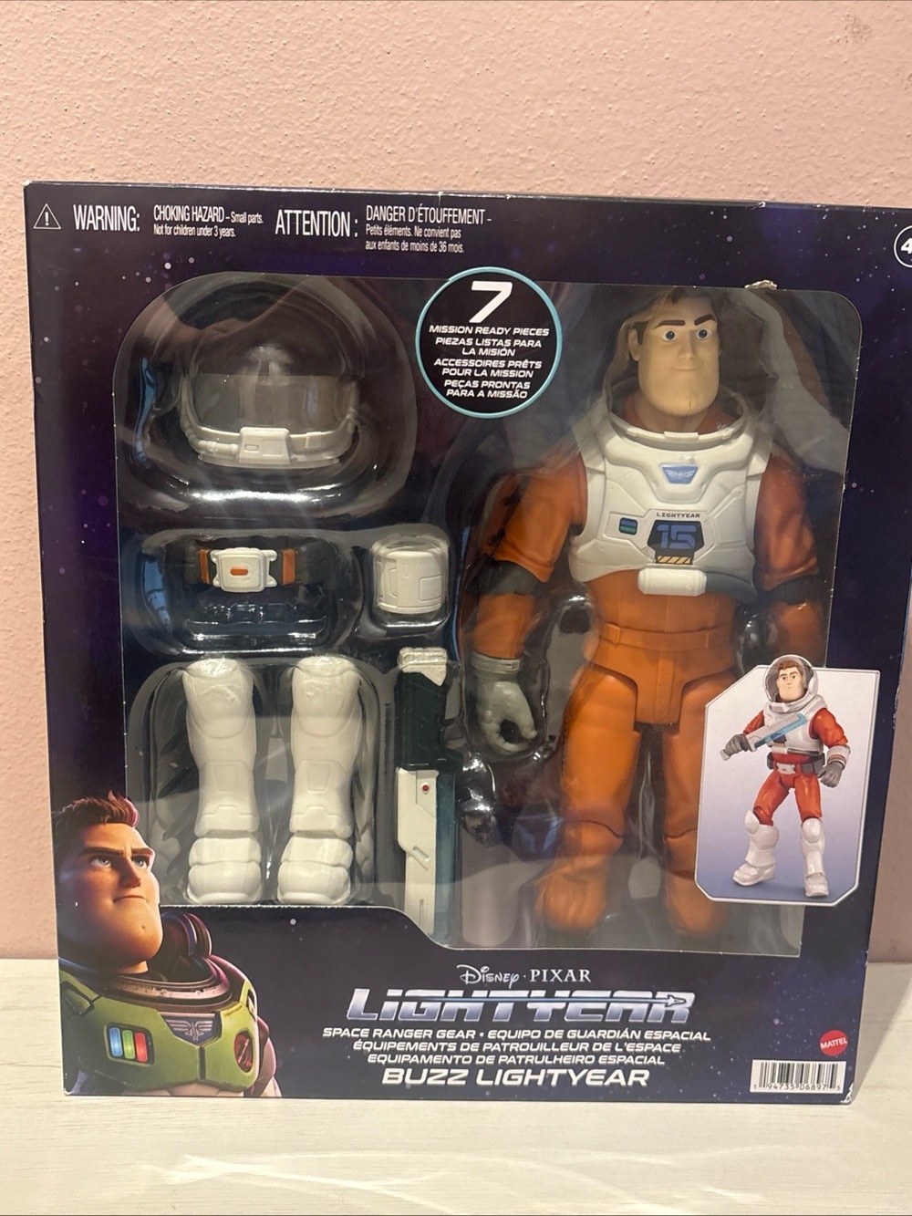 BUZZ Lightyear  12" Action Figure, Space Ranger w/Gear Xl-01 Uniform NEW